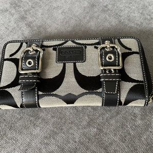 Coach Zip Around Wallet